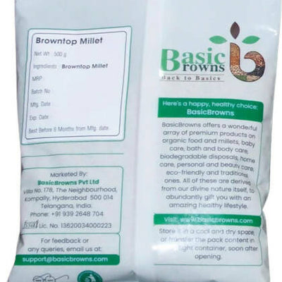 BasicBrowns Browntop Millet