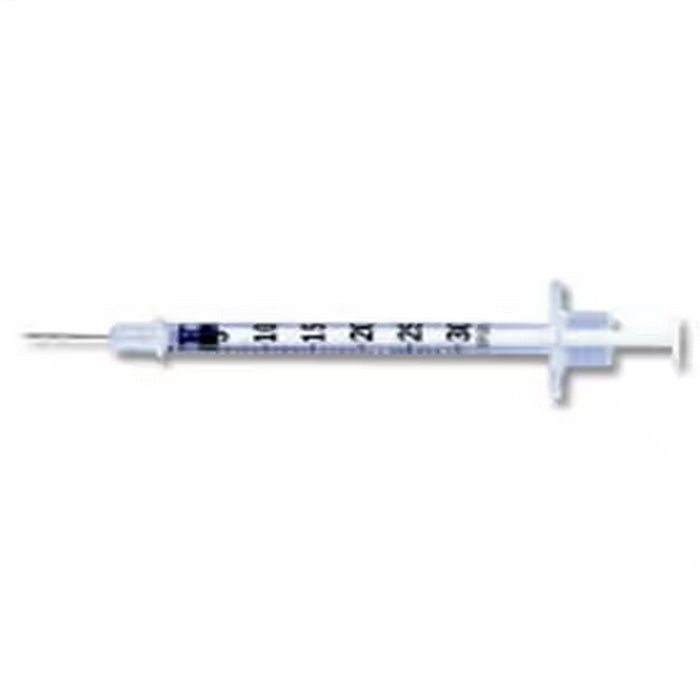Luer Lock Syringes 3 mL without Needle 5/16 inch, 0.3 mL Ultra-Fine, 100/box