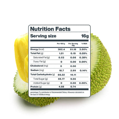 Moon Freeze Dried Jackfruit Slices | 16 gms