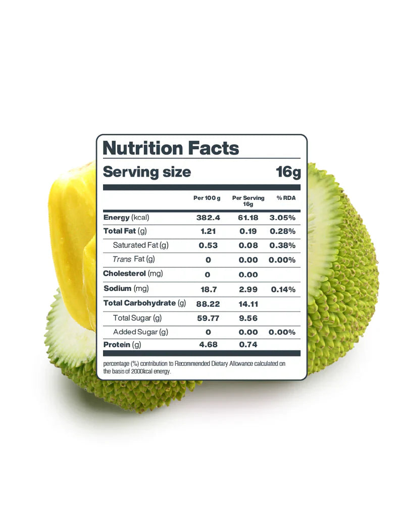 Moon Freeze Dried Jackfruit Slices | 16 gms