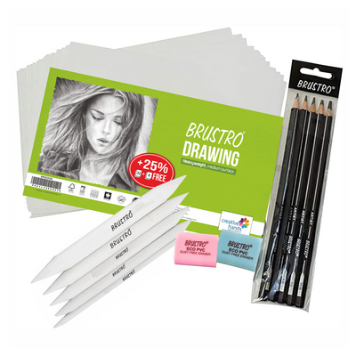 Brustro Creative Graphite Pencil Sketching Drawing Set