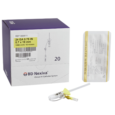 BD Nexiva Closed IV Catheter System with Sliding Safety Shield