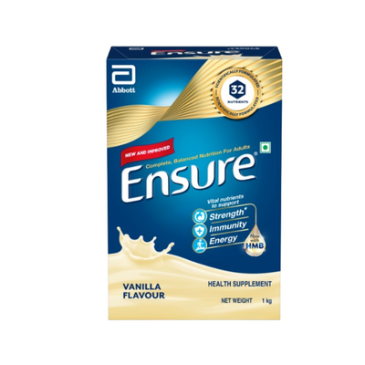 Ensure Nutritional Powder Vanilla Flavour - Balanced Nutrition Drink, Helps in Weight Management