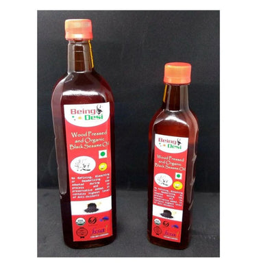 Being Desi Wood pressed Organic Black Sesame Oil