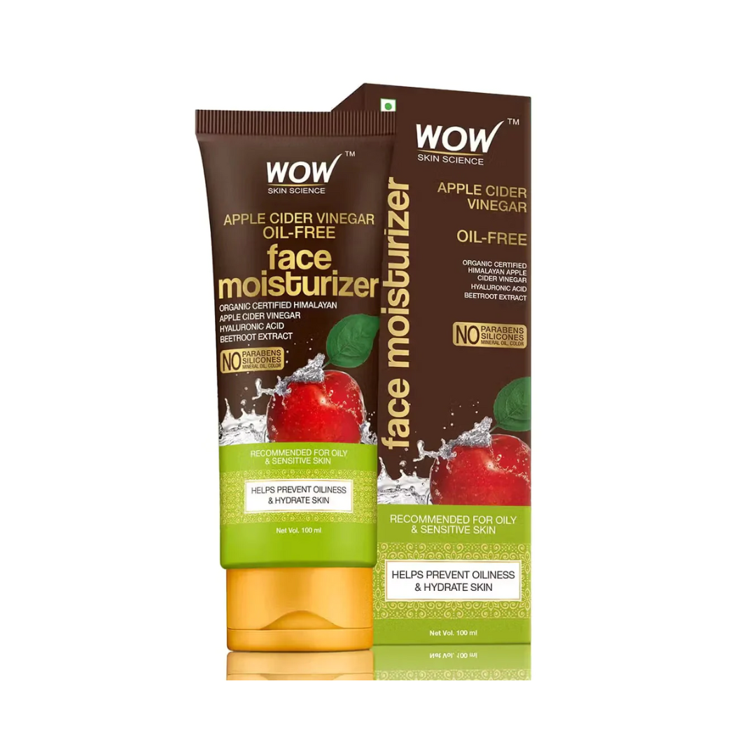 Wow apple cider vinegar oil free face moistrurizer 100ml