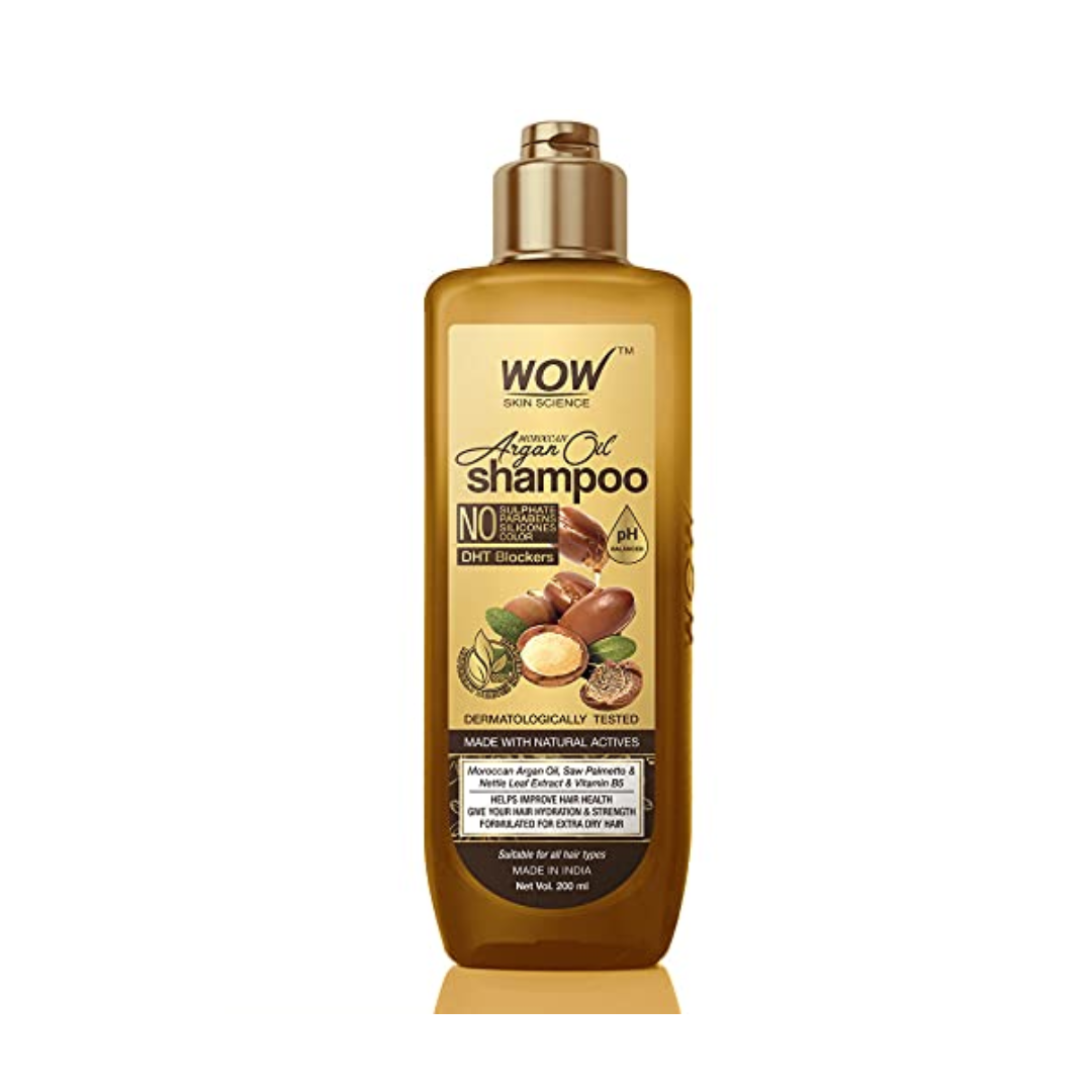 WOW Skin Science Moroccan Argan Oil Shampoo 200 ml