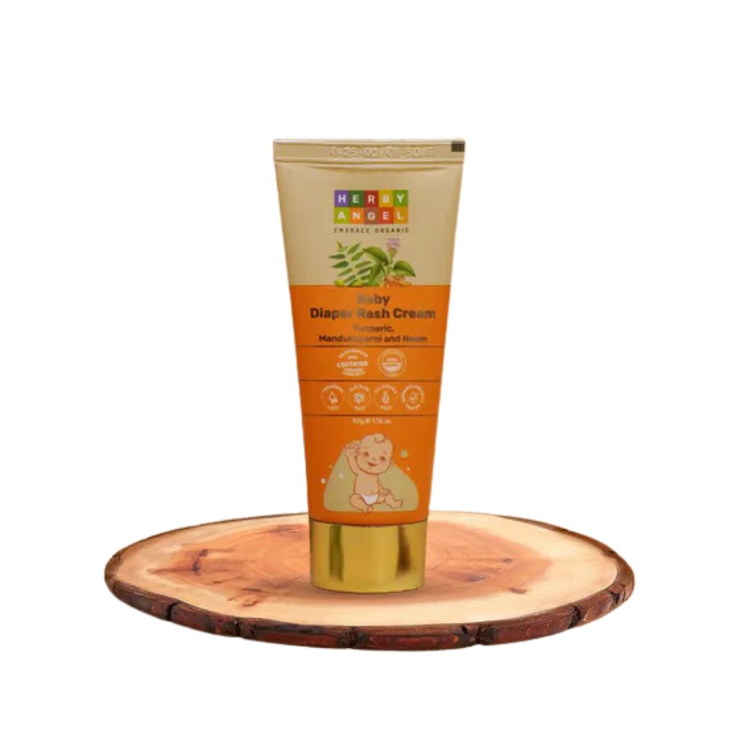 Herby angel baby Diaper Rash cream Turmeric,Mandukaparni & Neem 50g