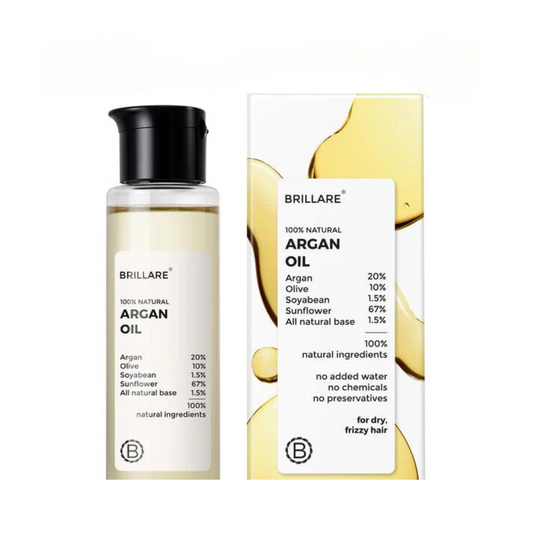 Brillare 100% natural argan oil 100ml -for dry,frizzy hair