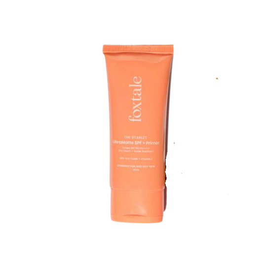Foxtale ultramatte spf 50 PA +++primer 20% zinc oxide+vitamin E - combination to oily skin 50ml shade# 1