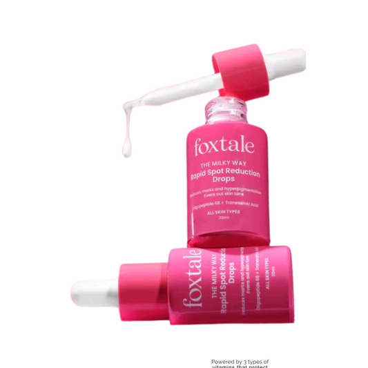 Foxtale Rapid spot reduction drops 30ml - oligopeptide 68+tranexamic for all skin types