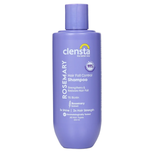 Clensta rosemary hairfall control shampoo 250ml - 2* hair strength