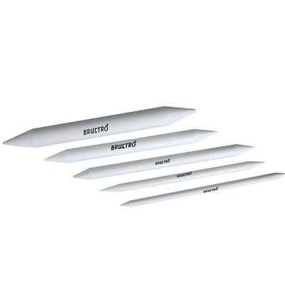 BRUSTRO kneadable Art Eraser Pack of 6 with Blending Stump Set