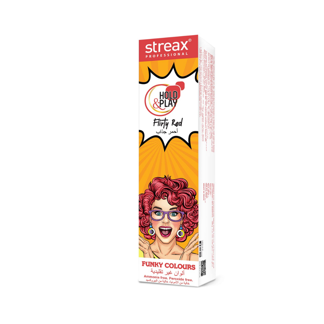 Streax proffessional funky colours - flirty red
