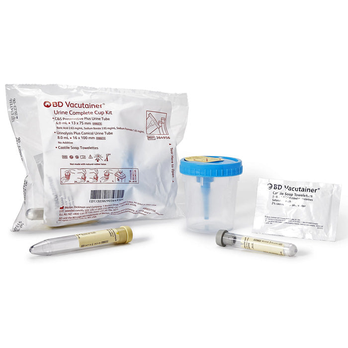 BD Urine Collection Kit Vacutainer with 4 mL 50/case