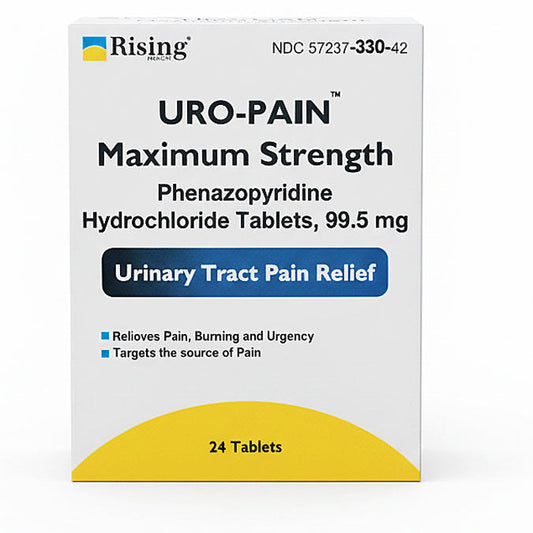 Uro-Pain Urinary Tract Pain Relief Medicine, Maximum Strength, Phenazopyridine Tablets 24 Count
