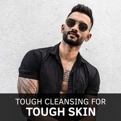 Ustraa Activated Charcoal Face Scrub For Men - 100 gms