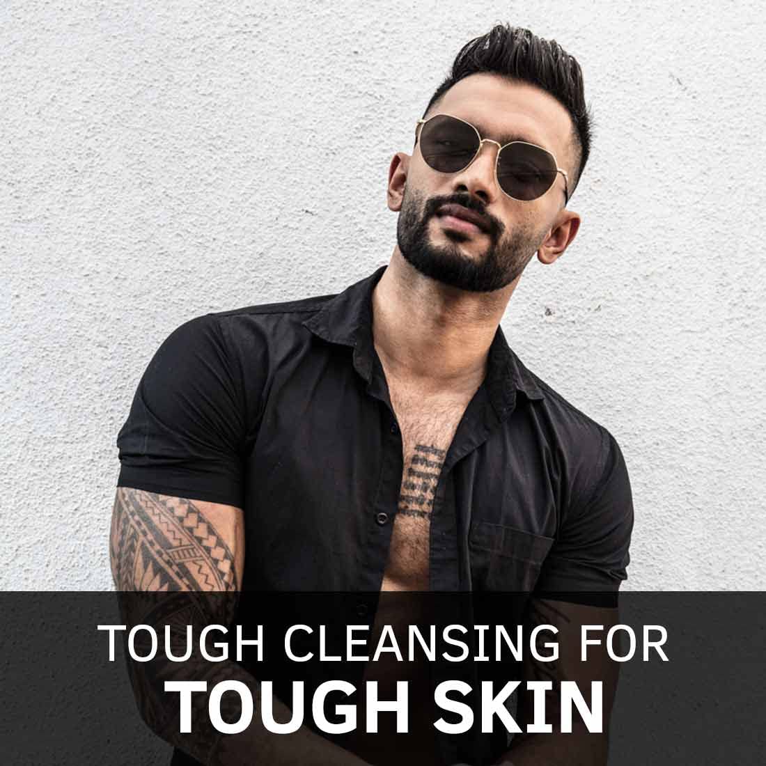 Ustraa Activated Charcoal Face Scrub For Men - 100 gms