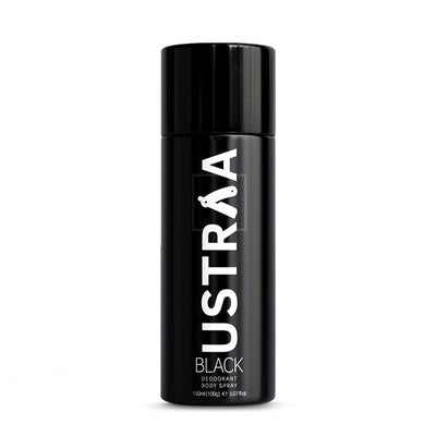 Ustraa Black Deodorant Body Spray - 150 ml