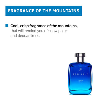Ustraa Base Camp Cologne - Perfume for Men - 100 ml