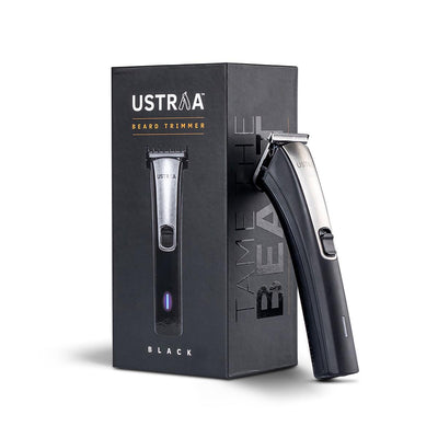 Ustraa Black - Lithium Powered Beard Trimmer - Corded & Cordless Beard Trimmer