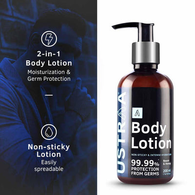 Ustraa Body Lotion - Germ Protect - 200 ml