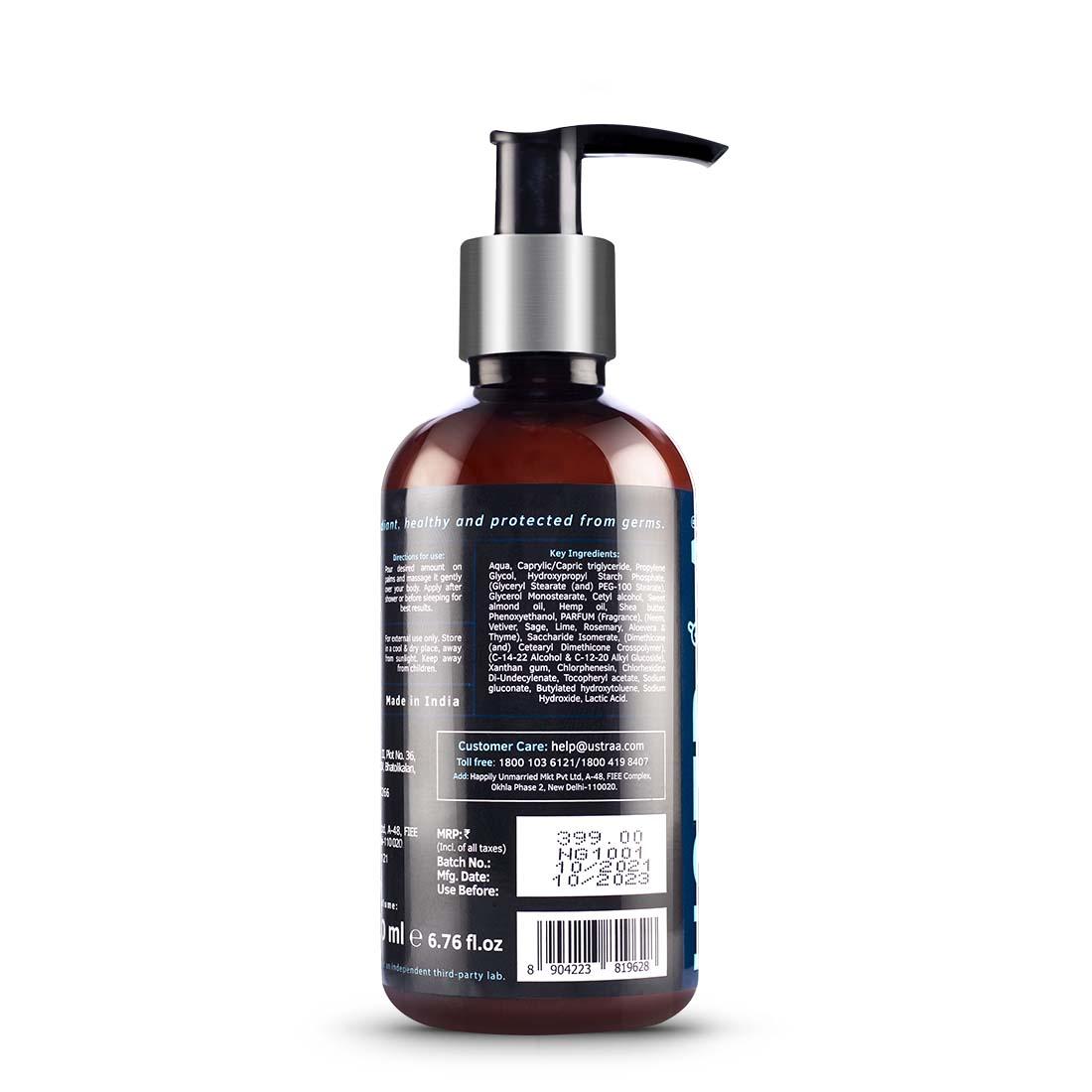 Ustraa Body Lotion - Germ Protect - 200 ml