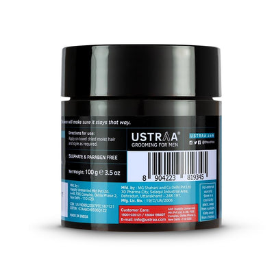 Ustraa Hair Wax - Strong Hold, Wet Look (100 gm)