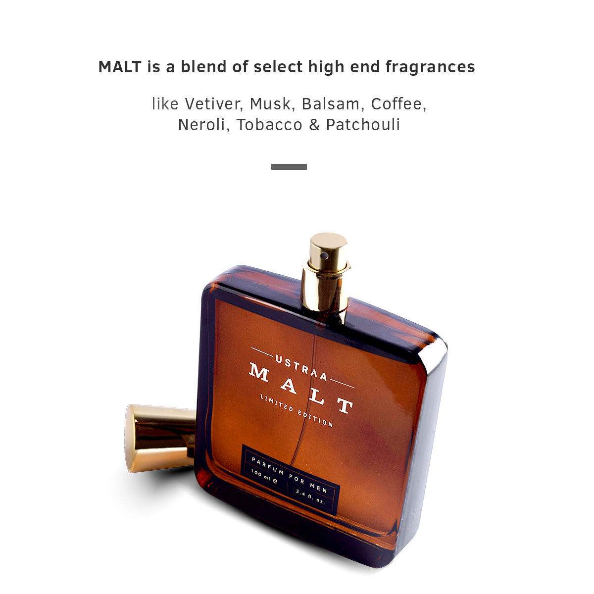 Ustraa Malt - Perfume for Men - 100 ml