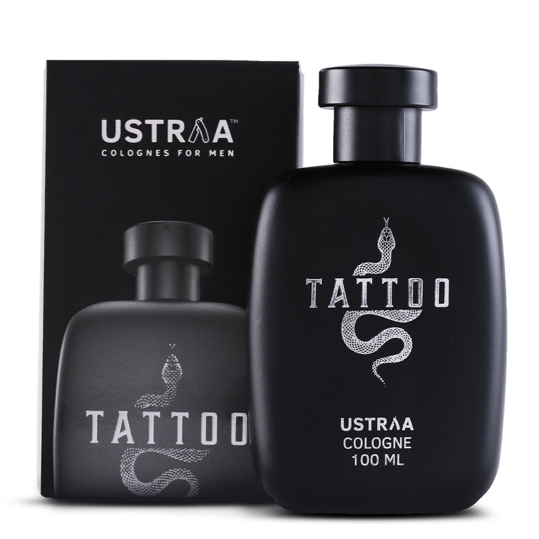 Ustraa Tattoo Cologne - Perfume for Men - 100 ml