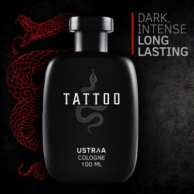 Ustraa Tattoo Cologne - Perfume for Men - 100 ml