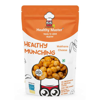 Healthy Master Crispy Makhana – Cheese Flavour Roasted Fox Nuts Snack