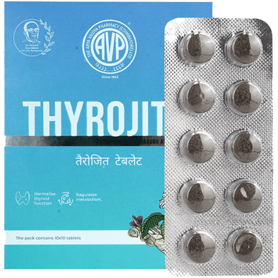 AVP Ayurveda Thyrojith Tablets