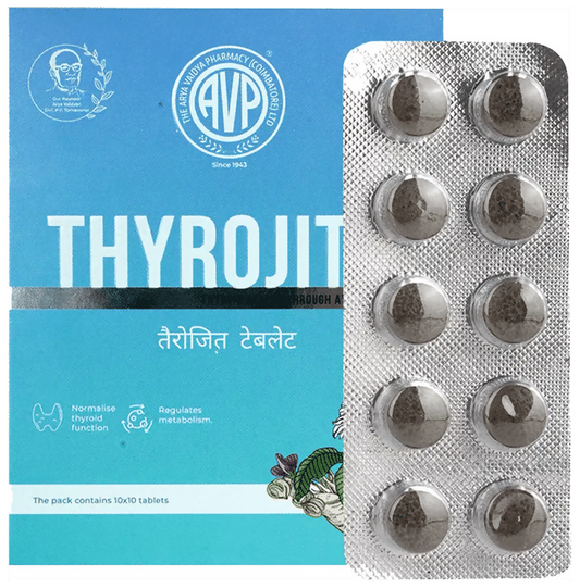 AVP Ayurveda Thyrojith Tablets