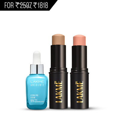 Dry skin essentials-Serum,foundation,blush