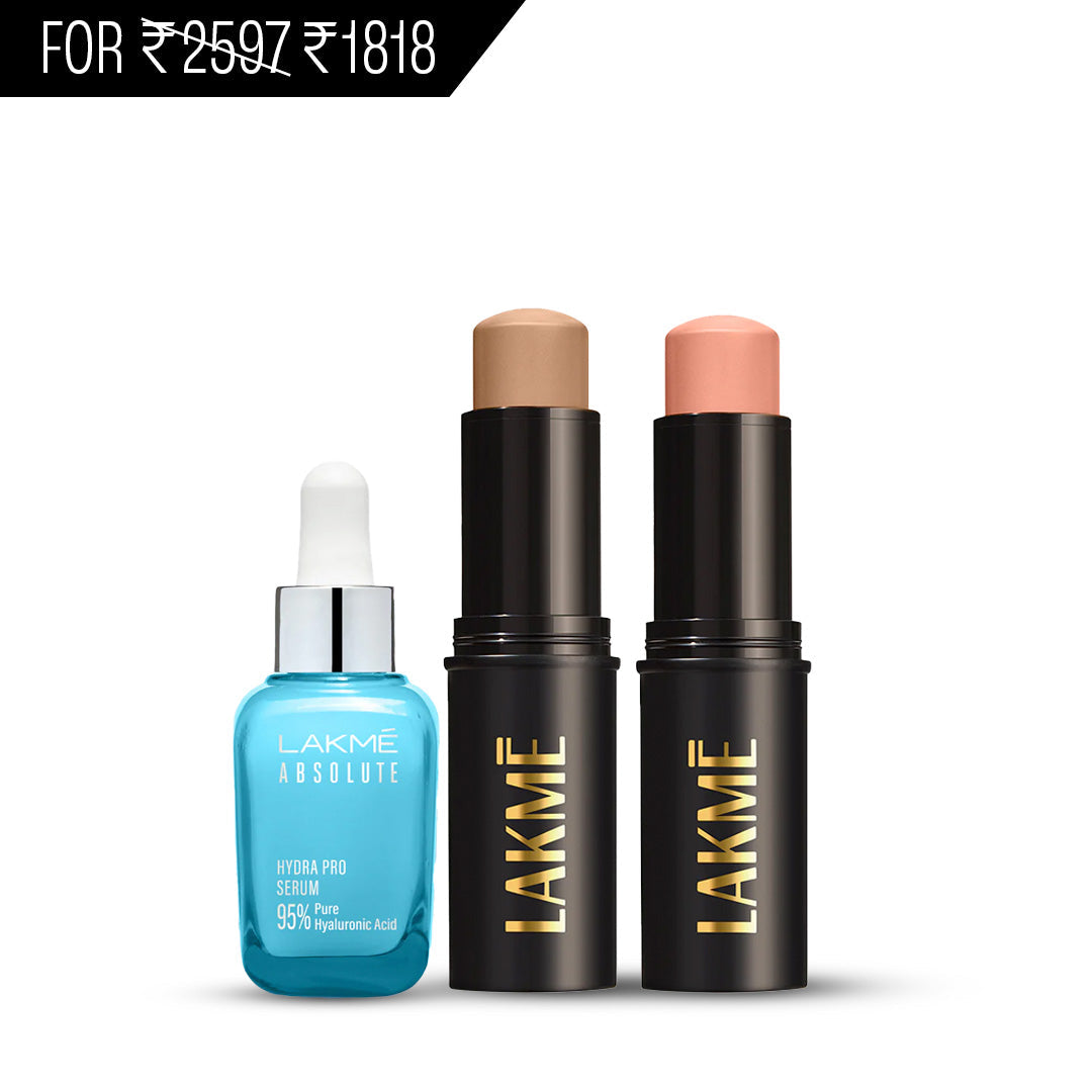 Dry skin essentials-Serum,foundation,blush