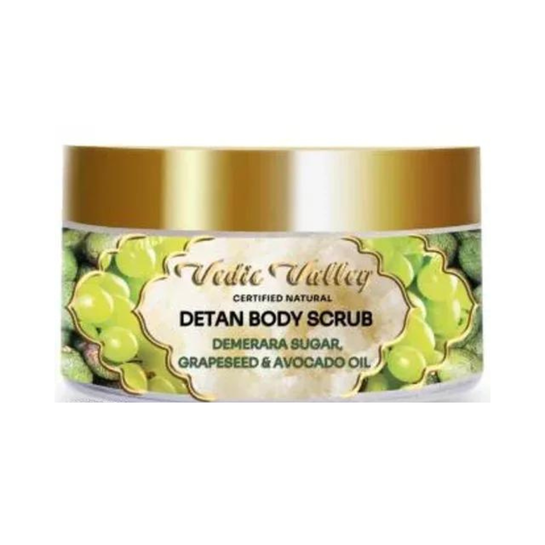vedic valley detan demerara sugar body scrub