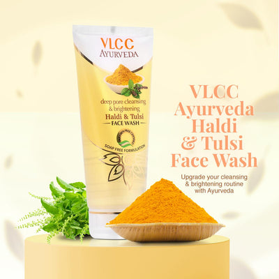 VLCC Ayurveda Deep Pore Cleansing Haldi & Tulsi Face Wash (100 ml)