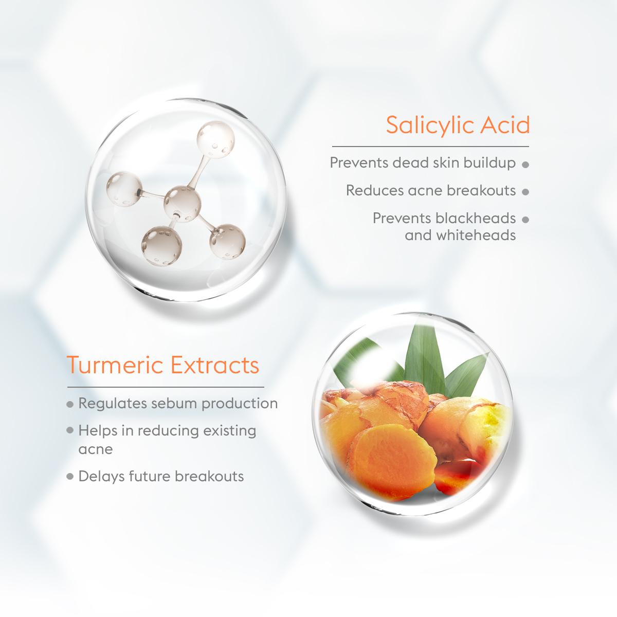 VLCC Salicylic Acid & Turmeric Serum Face Wash for AM & Aloe Vera Serum Face Wash for PM (150 ml + 150 ml)