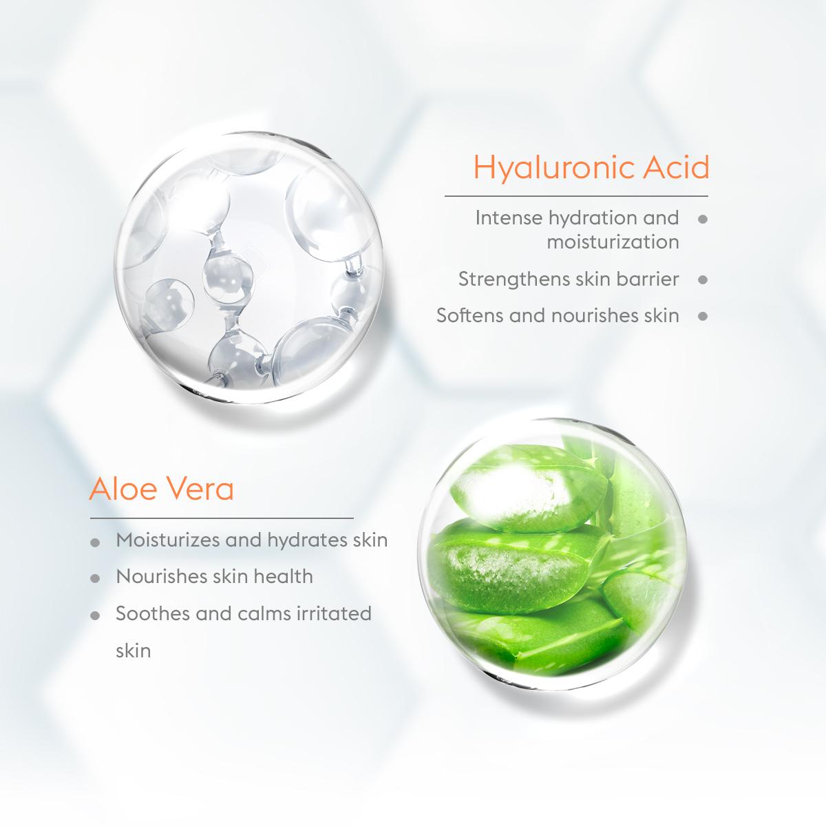 VLCC Salicylic Acid & Turmeric Serum Face Wash for AM & Aloe Vera Serum Face Wash for PM (150 ml + 150 ml)