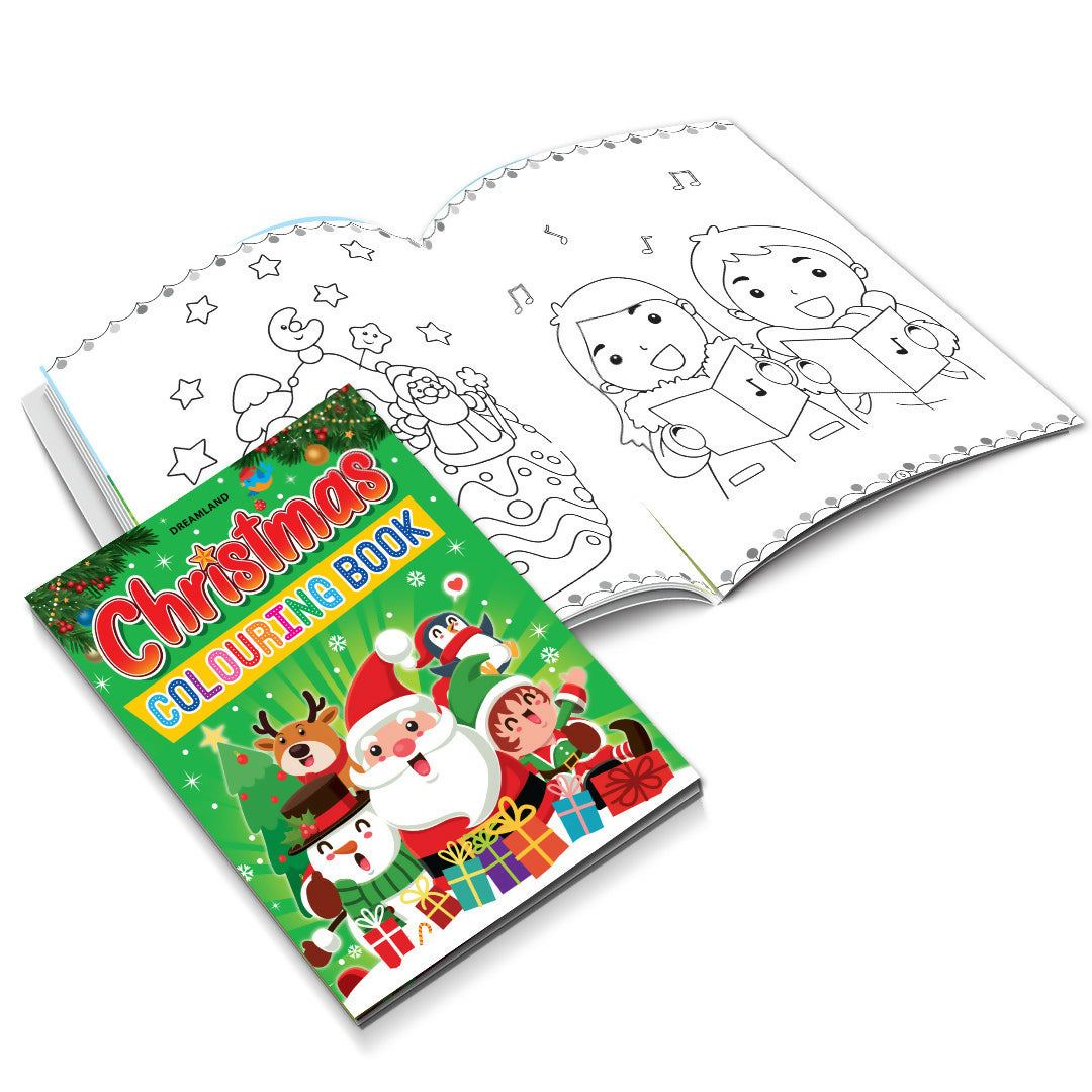 Dreamland Christmas Colouring Book for Kids Ages 4-8 Years