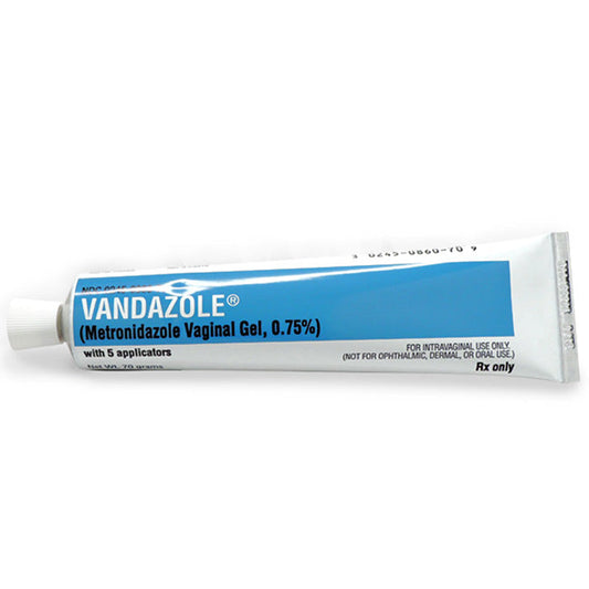 Vandazole Metronidazole Gel 0.75% 70 grams with 5 Applicators Included (RX)