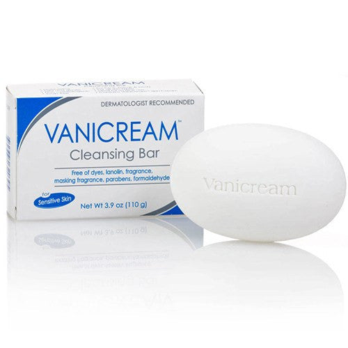 Vanicream Cleansing Bar for Sensitive Skin, Fragrance, Gluten and Sulfate Free