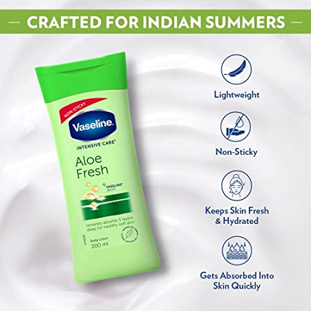 Vaseline Moisturiser Intensive Care Aloe Fresh