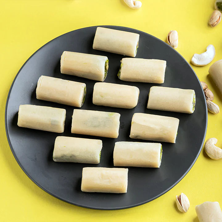 Vellanki Foods Kaju Pista Rolls - 500 gms