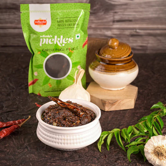 Vellanki Foods Karivepaku Pickle 500 gms