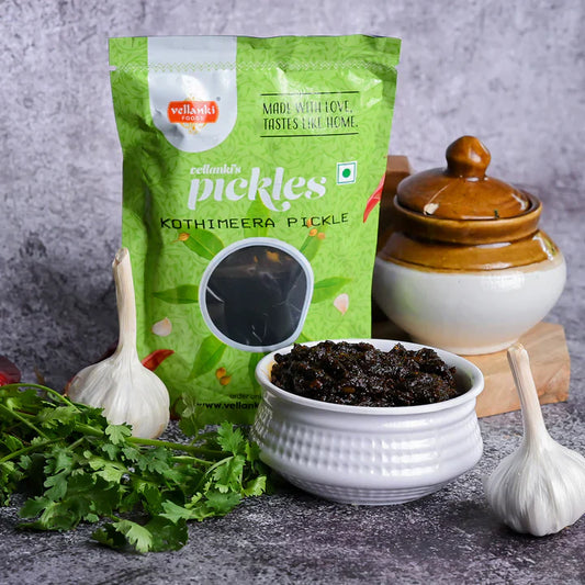 Vellanki Foods Kothimeera pickle 500 gms