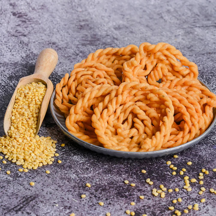 Vellanki Foods Pesara Murukulu 500 gms