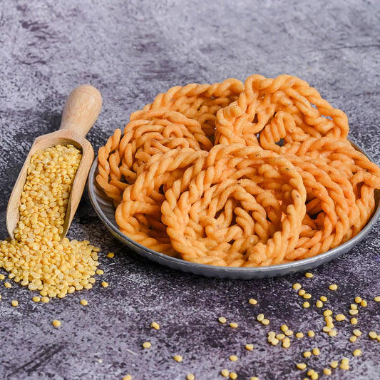 Vellanki Foods Pesara Murukulu 500 gms