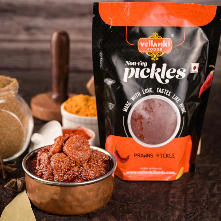 Vellanki Foods Prawns Pickle 500 gms