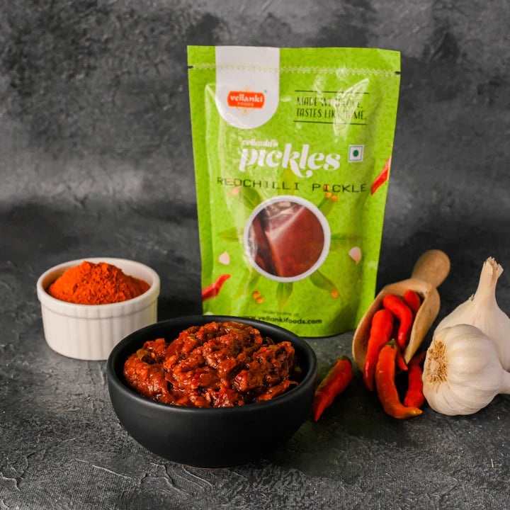 Vellanki Foods Red Chilli Pickle 500 gms